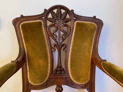 Pair of Art Nouveau Armchairs