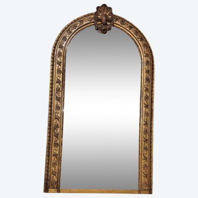 Miroir XIX forme ogive 148.5 x 83.5