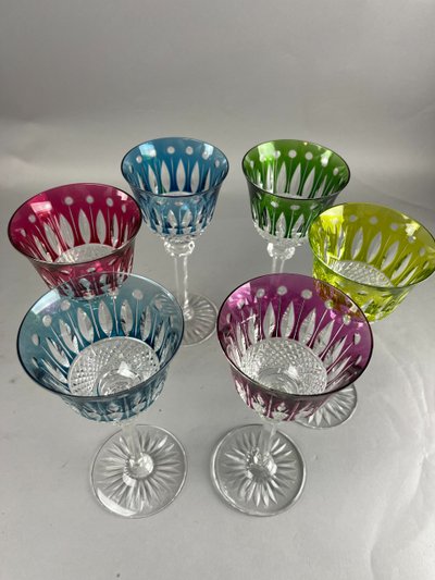 Saint Louis crystal glasses in TOMMY color model