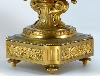 60CM Gilded bronze jardinière or centerpiece signed Barbedienne