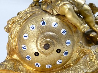 Pendule à l'escargot d'époque Napoléon III