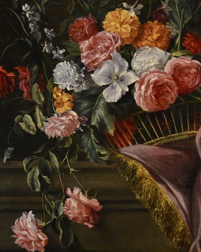 Jean-Michel Picart (Antwerpen, 1600 - Paris, 1682), Stillleben mit Blumen