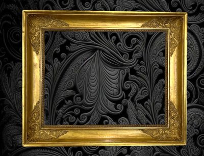 CORNICE PERIODO IMPERO XIX SECOLO IN LEGNO/STUCCO ORO PER DIPINTO 47,5 CM X 37 CM