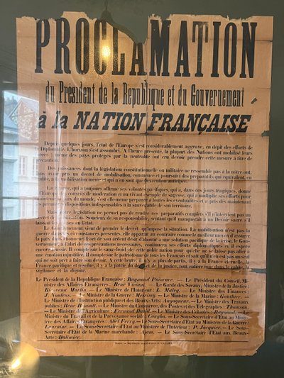 Proclamation of the President of the Republic, 1914