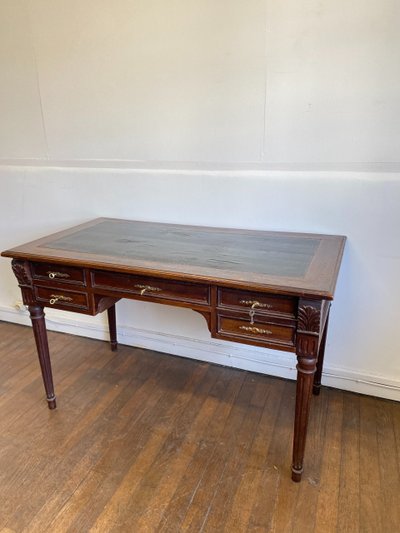 19th Century Mahogany Desk - Louis XVI Style