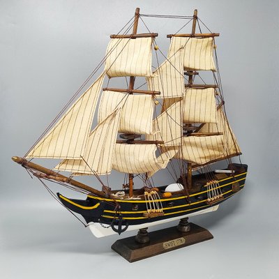 1970s Astonishing Swift 1778 Model Ship. Handmade. Made in England