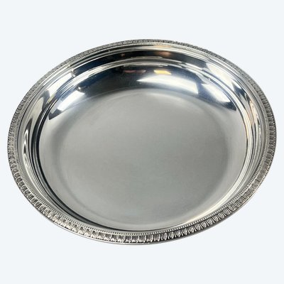 Round serving dish, Malmaison Christofle model