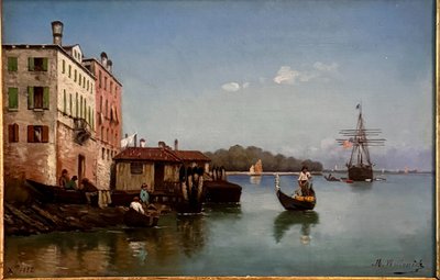 Venice by M. Willenich - French school 19th century - canvas dated 1882