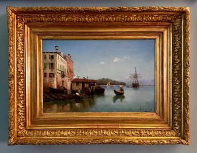 Venice by M. Willenich - French school 19th century - canvas dated 1882