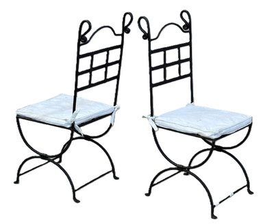 6 Wrought Iron Chairs