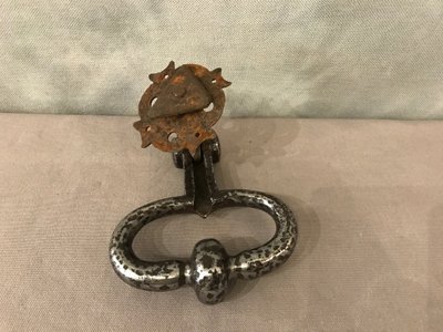 18th century wrought iron door knocker