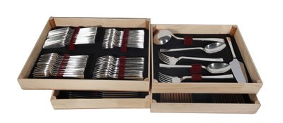 Christofle Concorde model 138-piece cutlery set circa 1975