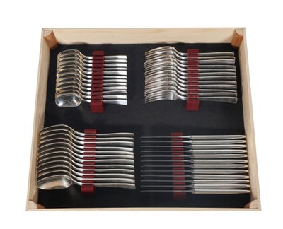 Christofle Concorde model 138-piece cutlery set circa 1975