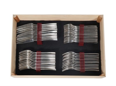 Christofle Concorde model 138-piece cutlery set circa 1975