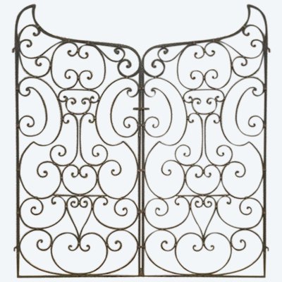 Pair of Wrought Iron Doors