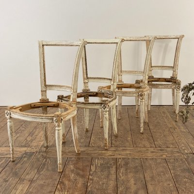 Set of 4 Directoire style chairs