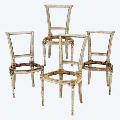 Set of 4 Directoire style chairs