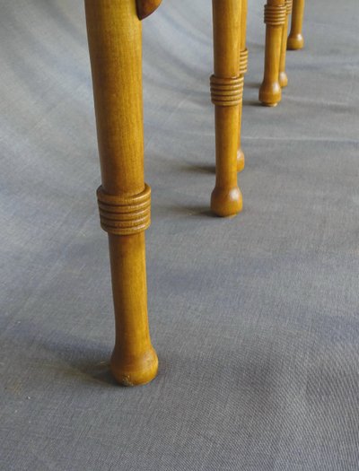 Set di 3 sedie da bistrot Thonet Mundus 1930, art déco, n. A 643