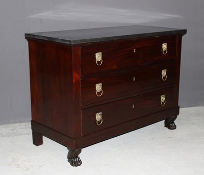 Return from Egypt Mahogany Chest of Drawers, Early 19th Century