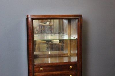 Art Deco Period Walnut Silver Cabinet