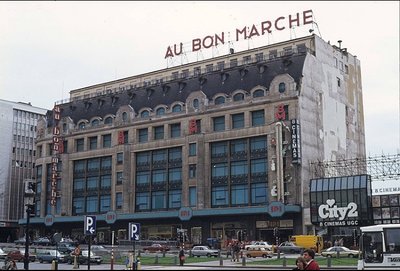 Projet d’affiche. Gouache milieu XXème. Au Bon Marché Vaxelaire. Bruxelles. 