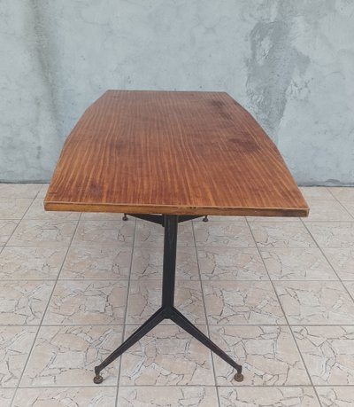 Table vintage en acajou Design Italien des années 1960