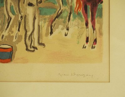 Polo Lithograph by Kees Van Dongen