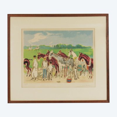 Polo Lithograph by Kees Van Dongen