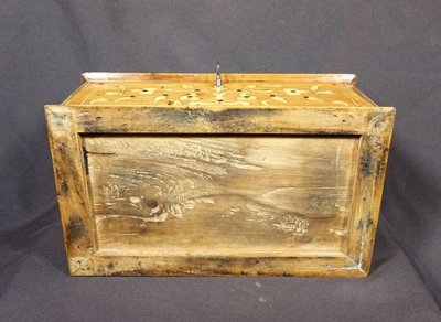 Yew Box with Intarsia Decoration