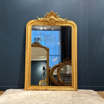 Louis Philippe mirror with pediment Ref. 597/ 102x155