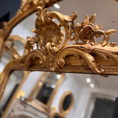 Louis Philippe mirror with pediment Ref. 598/ 106x150