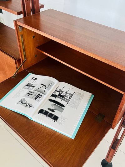 LB7 "Infinito" modular bookcase by Franco Albini for Poggi, Italy 1957