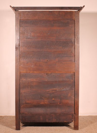 French Wardrobe In Cherry Wood - 18th Century