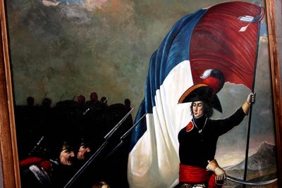 Large 235 cm portrait of Empire Marshal Augereau