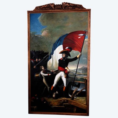 Large 235 cm portrait of Empire Marshal Augereau