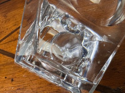 Baccarat: Rare Crystal Pen Holder Circa 1950