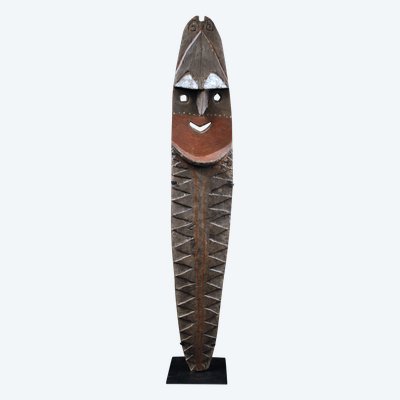 Figure de culte, sculpture, art tribal, Papouasie Nouvelle Guinée, art océanien, Océanie, Minja