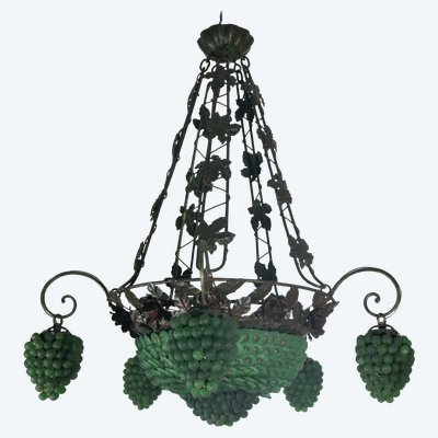 Murano chandelier Italy art deco period