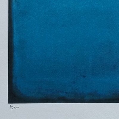 1980s Gorgeous Mark Rothko Limited Edition Lithograph