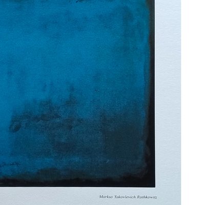 1980s Gorgeous Mark Rothko Limited Edition Lithograph