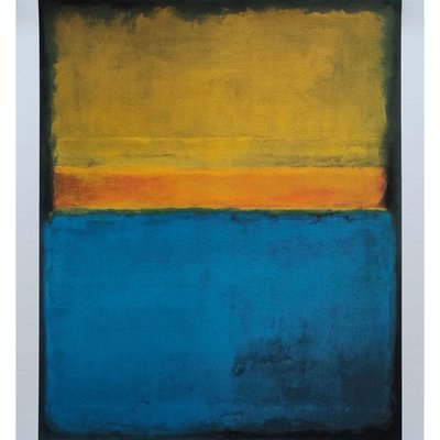 1980s Gorgeous Mark Rothko Limited Edition Lithograph