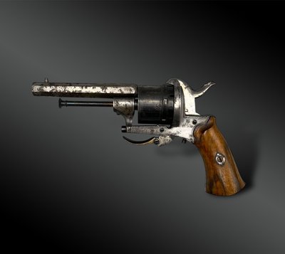 Revolver type Lefaucheux - Belgique - XIXème siècle