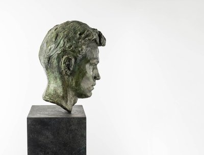 Bronze bust of a young man - ECCE HOMO