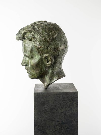 Bronze bust of a young man - ECCE HOMO