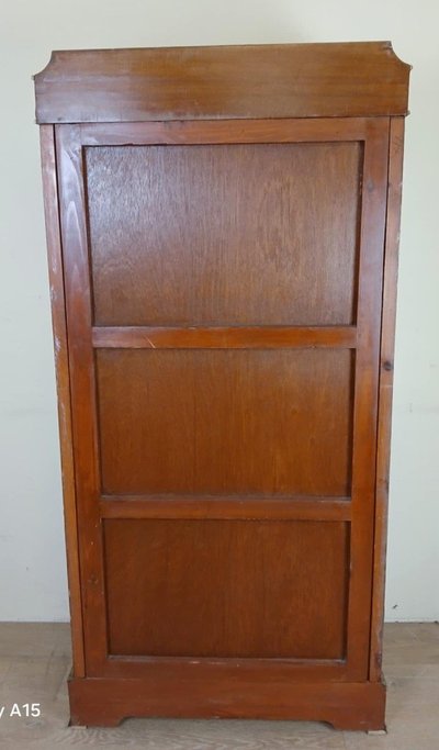 Louis XVI Style Marquetry Bookcase - Display Cabinet / Second Half of the 20th Century