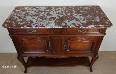 Louis XV Style Walnut Sideboard Circa 1880