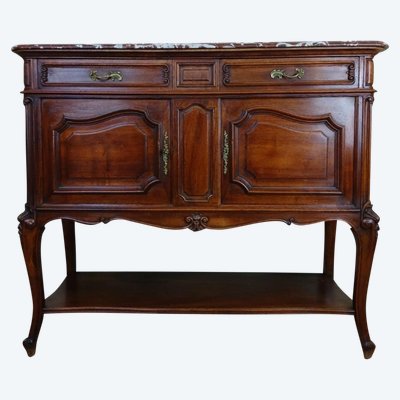 Sideboard aus Walnussholz im Louis XV-Stil, ca. 1880