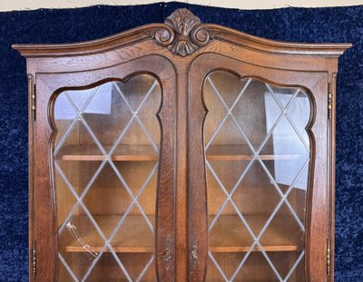 Lxv Style Oak Bookcase Circa 1950