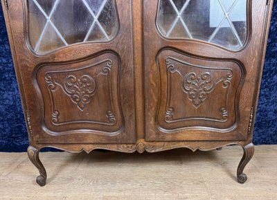 Lxv Style Oak Bookcase Circa 1950