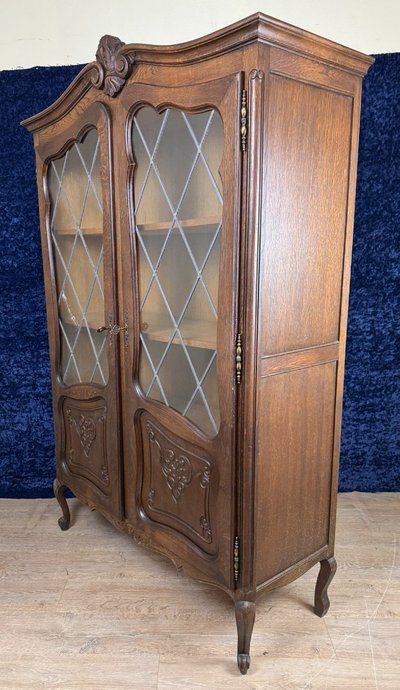 Lxv Style Oak Bookcase Circa 1950